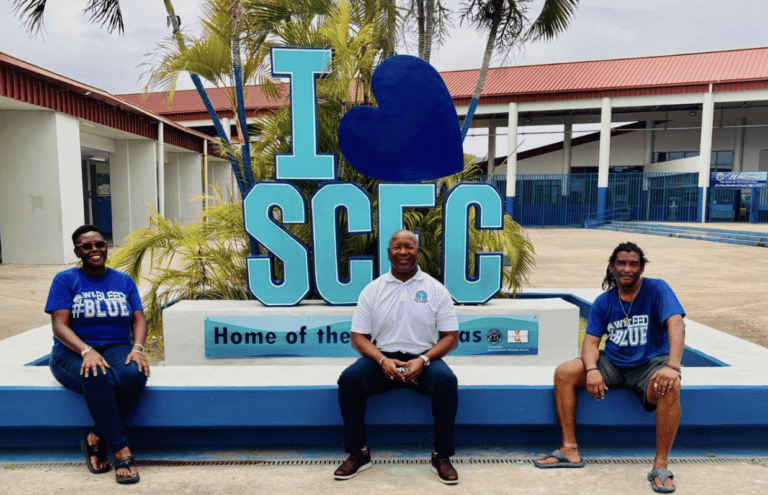SCEC Unveils ‘I Love SCEC’ Sculpture to Mark 30th Anniversary